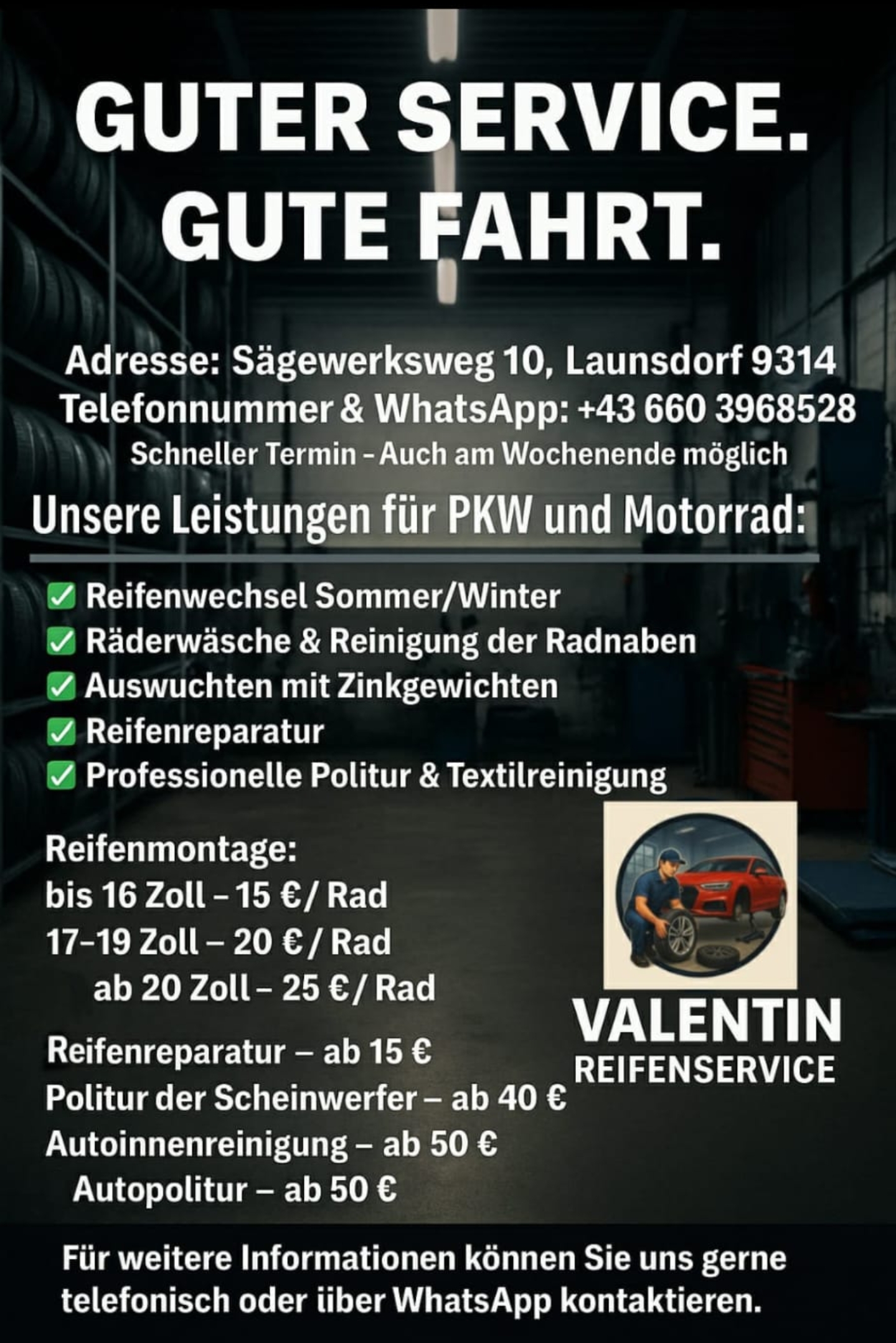 Valentin Webpräsenz